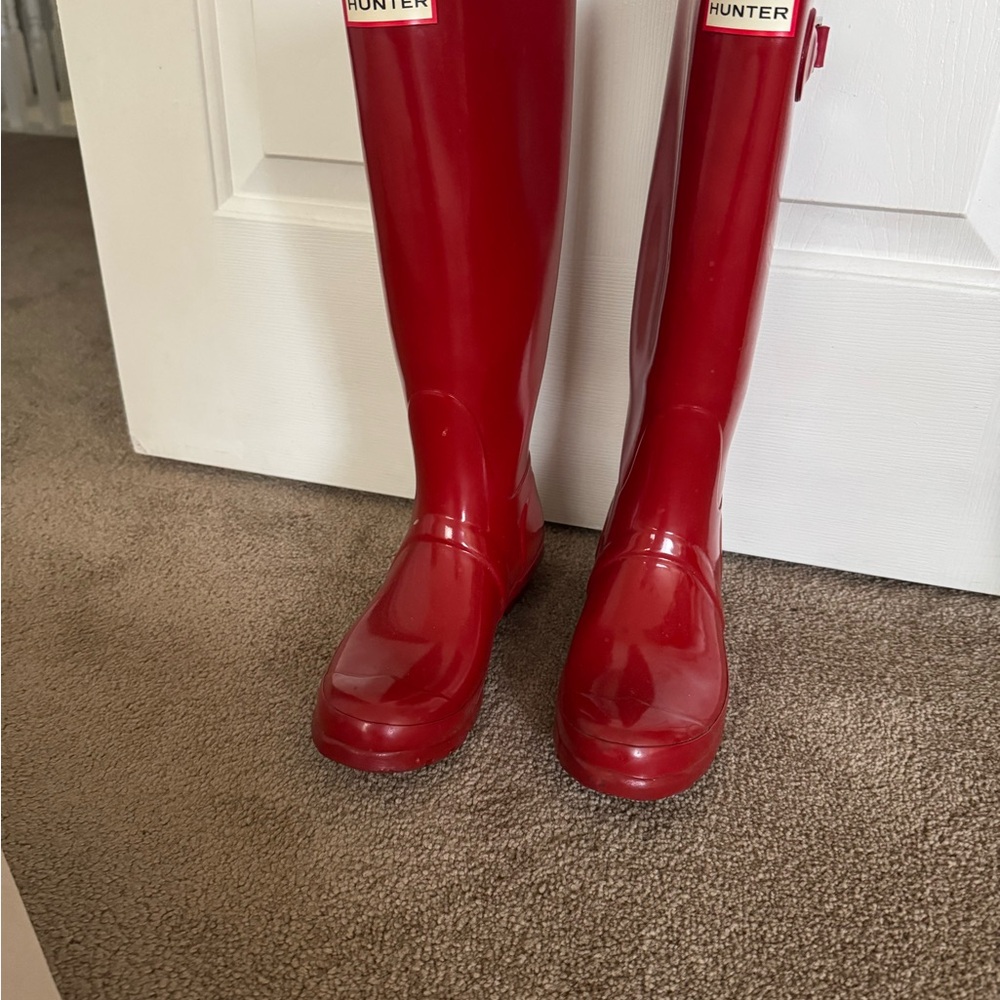 Hunter Red Rain Boots